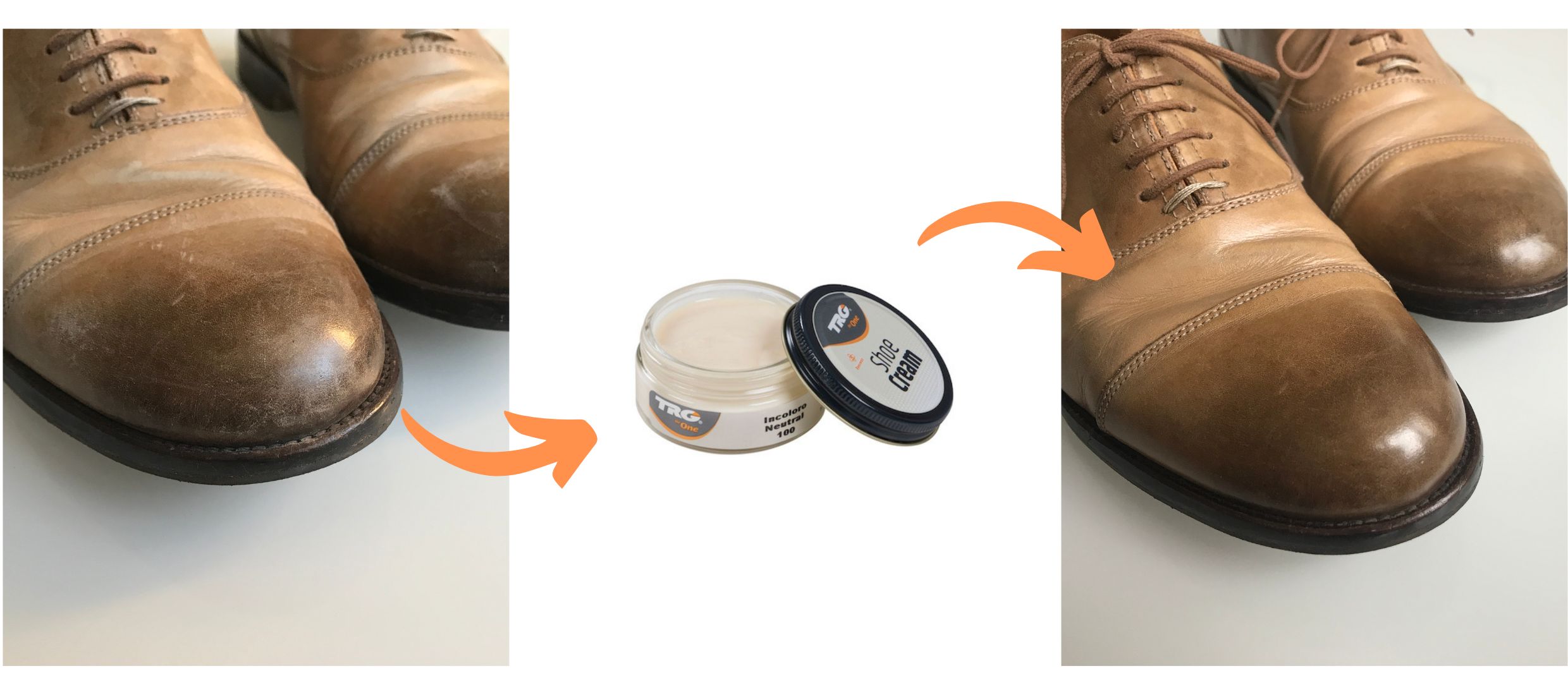 Bezbarwna Pasta do butów skórzanych Transparent 100 Shoe Cream TRG